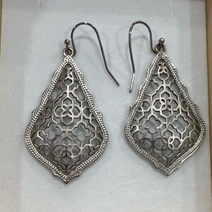 Kendra Scott Addie Silver Drop Earrings